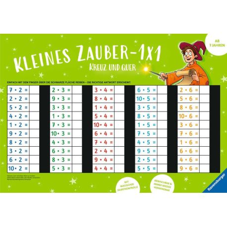 Zaubertafel: Kleines Zauber-1x1: Kreuz und quer