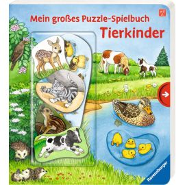 Ravensburger 43812 Mein großes Puzzle-Spielbuch: Tierkinder Pappbilderbuch über 10 Euro