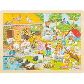 Einlegepuzzle Streichelzoo