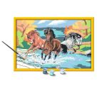 Ravensburger CreArt 28492 - Stolze Wildpferde - Malen nach Zahlen Pferde für Kinder ab 9 Jahre