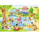 Ravensburger 5057 Puzzle Freizeit am See 2 X 24 Teile