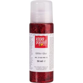 Glitter Glue 50ml rot