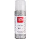 Glitter Glue 50ml silber regenbogen