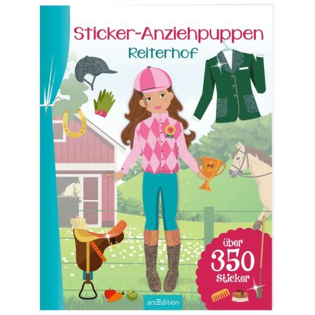 Sticker-Anziehpuppen Reiterhof