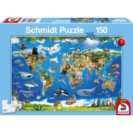 Schmidt Spiele Puzzle Lococo Tierwelt 150 Teile