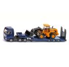 SIKU 1790 MAN LKW mit Tieflader und  JCB Radlader