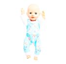 Puppen-Strampler   Einhorn Emil & Fee Emma   mit T-Shirt, Gr. 28-35 cm