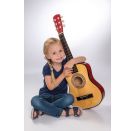 Boogie Bee Holzgitarre mit 6 Saiten, 75 cm