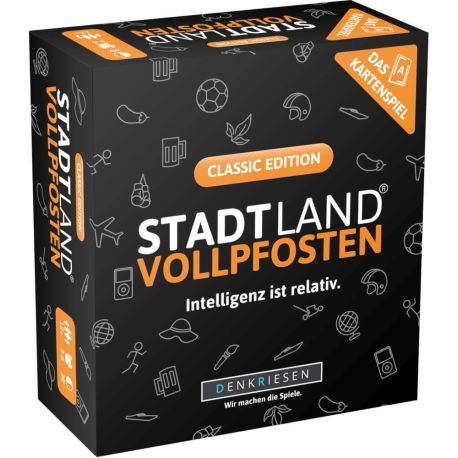 STADT LAND VOLLPFOSTEN: Das Kartenspiel – Classic Edition