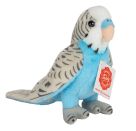 Teddy Hermann Wellensittich, blau, 13 cm