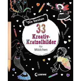 Loewe Die besten 33 Kreativ-Kratzelbilder für Mädchen