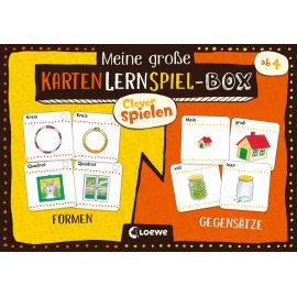 Loewe Clever spielen - Meine große KartenLernSpiel-Box - Formen Gegensätze