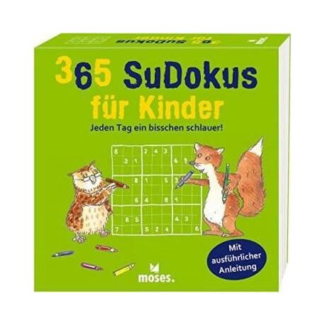365 Sudokus für Kinder