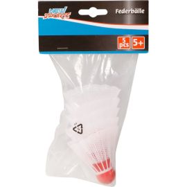 New Sports Federbälle, weiß, 5 Stück