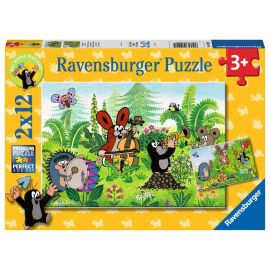 Ravensburger 5090 Puzzle Gartenparty mit Freunden 2 X 12 Teile