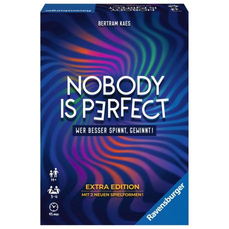 Ravensburger 26846 - Nobody is perfect Extra Edition - Kommunikatives Kartenspiel für die ganze Familie, Spiel für Erw