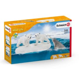 schleich® Wild Life 42531 Eisbären-Rutschpartie