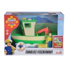 Sam Charlies Fischerboot mit Figur
