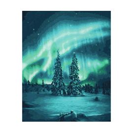 Malen nach Zahlen - Polarlichter