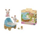 Sylvanian Families 5432 Schokoladenhasen Zwillinge mit Kinderwagen