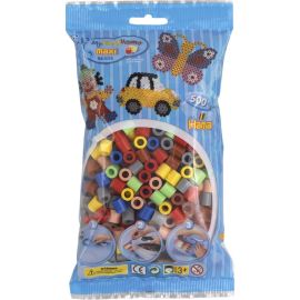 Hama® Bügelperlen Maxi-Perlen im Btl. Vollton-Mix (7 Farben).