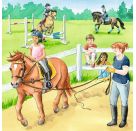 Ravensburger 5129 Puzzle Ein Tag auf dem Reiterhof 3 X 49 Teile