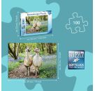 Ravensburger Kinderpuzzle - 12941 Flauschige Freundschaft - Lama-Puzzle für Kinder ab 6 Jahren, mit 100 Teilen im XXL-