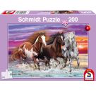 Schmidt Spiele Puzzle Wildes Pferde-Trio 200 Teile