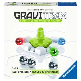 Ravensburger GraviTrax Kugelbahn – Erweiterung Balls und Spinner 26979, für Kinder ab 8 Jahren und Erwachsene