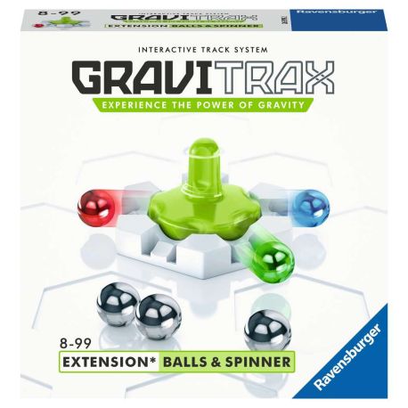 Ravensburger GraviTrax Kugelbahn – Erweiterung Balls und Spinner 26979, für Kinder ab 8 Jahren und Erwachsene