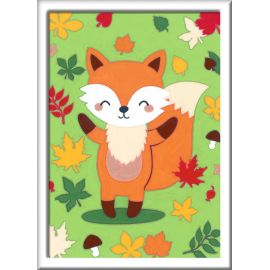 Ravensburger CreArt 28777 - Süßer Fuchs - Malen nach Zahlen Fuchs für Kinder ab 7 Jahre