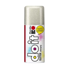 Marabu do it GLITTER, Glitter-Silber 582, 150ml