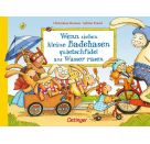 Wenn sieben kleine Badehasen quietschfidel ans Wasser rasen