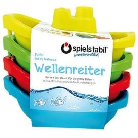 Spielstabil Wellenreiter Minibootset 4er-Set