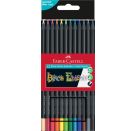 Faber-Castell Buntstifte Black Edition 12er Kartonetui