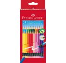 Faber-Castell Buntstift radierbar 24er Kartonetui