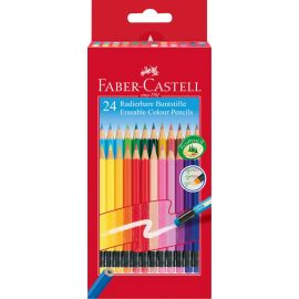 Faber-Castell Buntstift radierbar 24er Kartonetui