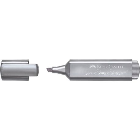 Faber-Castell Textmarker TL 46 Metallic sílber