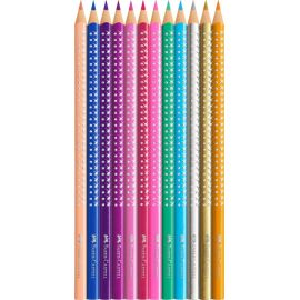 Faber-Castell Buntstifte Sparkle 12er Metalletui