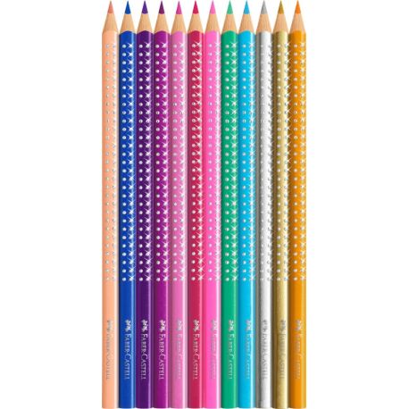Faber-Castell Buntstifte Sparkle 12er Metalletui