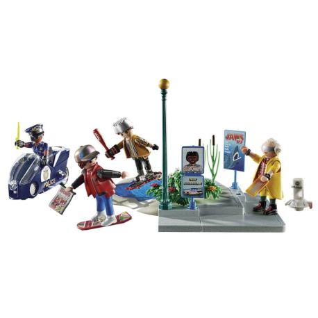 Playmobil 70634 Back to the Future Part II Verfolgung mit Hoverboard
