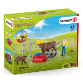 schleich® 42529 Farm World Kuh Waschstation