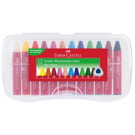 Faber-Castell Wachsmalkreide JUMBO 12er