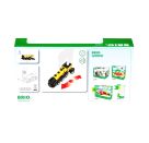 BRIO World 33630 Goldene Batterielok mit Licht und Sound - Mit Auskoppel-Funktion zur Nutzung als Schiebelok - Empfohl