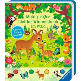 Mein großes Lichter-Wimmelbuch: Im Wald