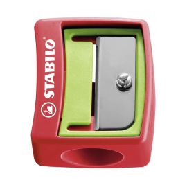 Buntstift, Wasserfarbe & Wachsmalkreide - STABILO woody 3 in 1 - 6er Pack mit Spitzer - mit 6 verschiedenen Farben