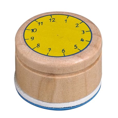 Stempel  Lern die Uhr  Bunte Geschenke