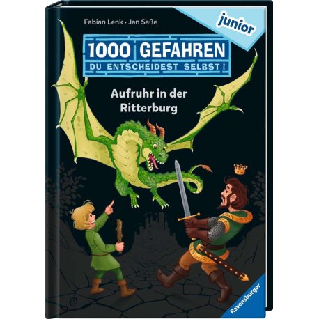1000 Gefahren junior - Aufruhr in der Ritterburg (Erstlesebuch mit   Entscheide selbst  -Prinzip für Kinder ab 7 Jahre