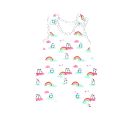 Puppen-Strampler mit T-Shirt Pinguin Pünktchen, Gr. 28-35 cm