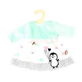 Puppen-Kleid Pinguin Pünktchen, Gr. 35-45 cm